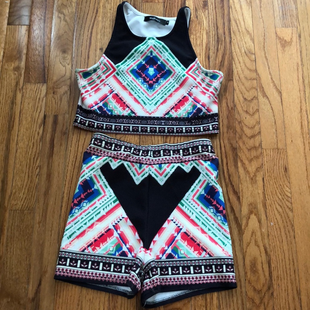 2 piece short set
